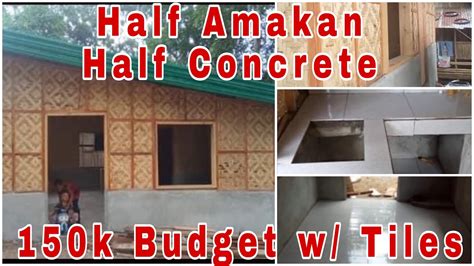 half cement half amakan house|amakan house budget.
